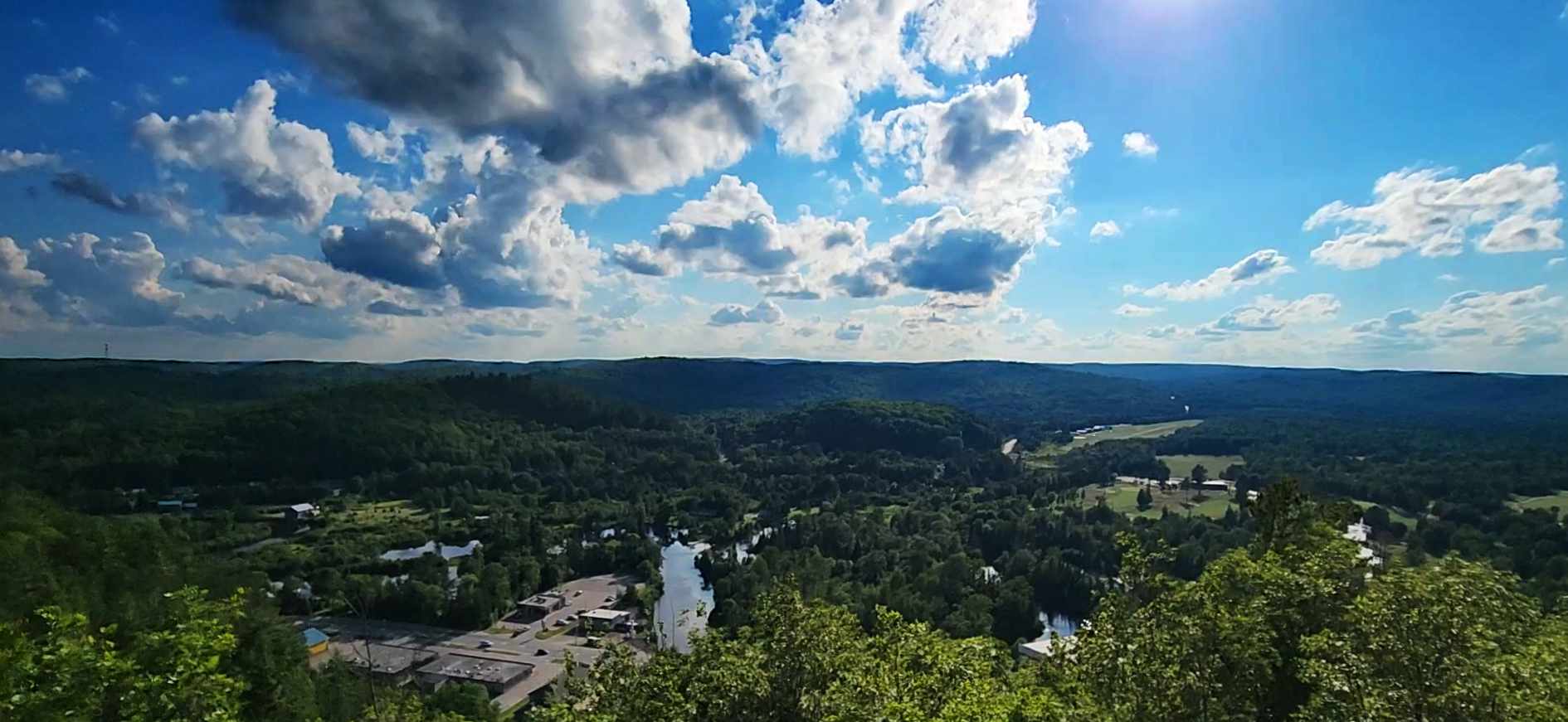 Eagles Nest Park Lookout in Bancroft Ontario