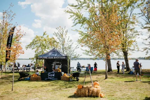 Taste of Tweed event on a sunny fall day